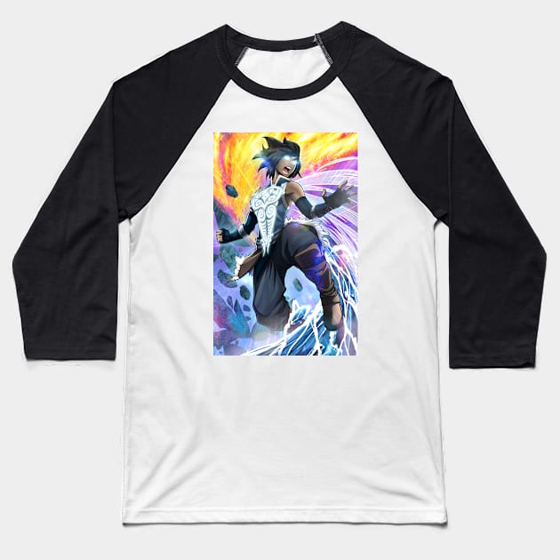 Avatar Korra Baseball T-Shirt by BlazeManga